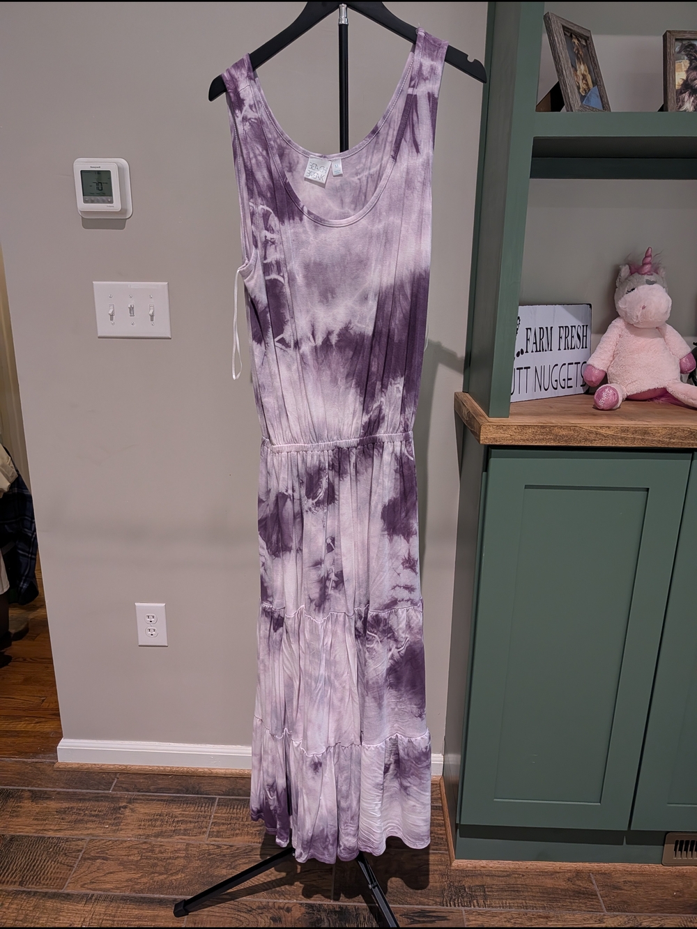 Beach Break Purple Tie-Dye Maxi Dress